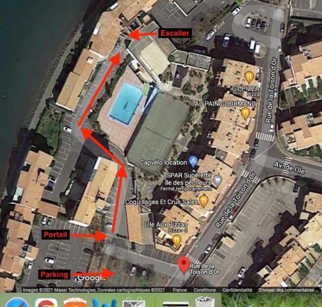 #T2, vue bateau et mer, wifi, 4 pers,piscine,tennis Agde Extérieur photo